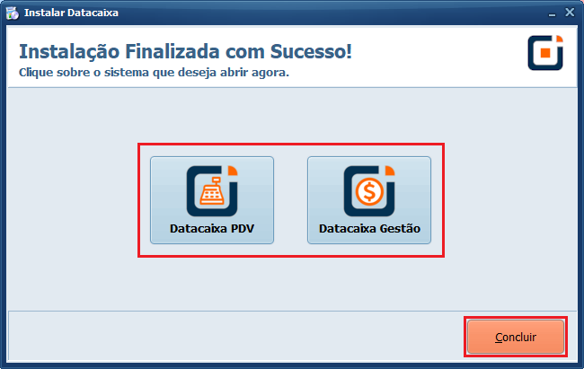 Concluir_Instalação | Datacaixa