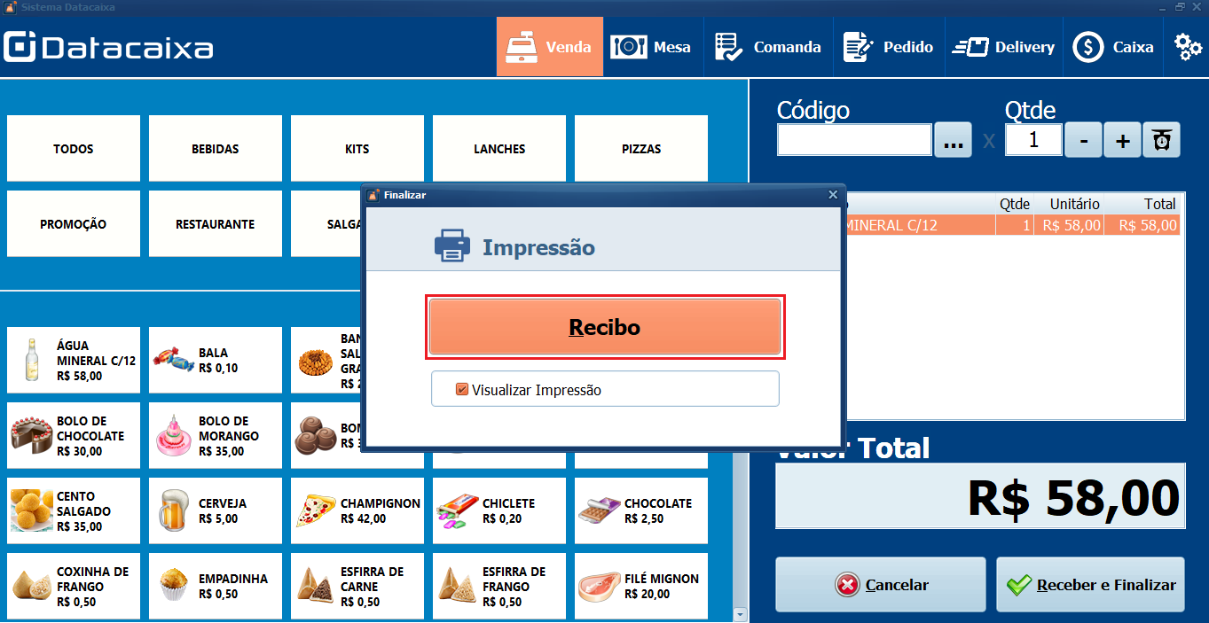 Recibo_Venda_PDV_MEI | Datacaixa Recibo