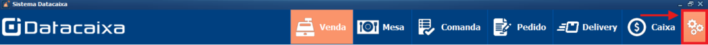 Menu Gerencial_Engrenagem_PDV | Datacaixa