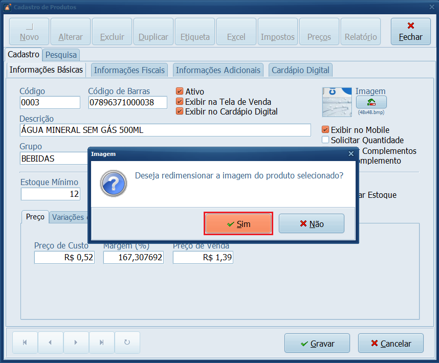 Redimensionar imagem_Sim_Água Mineral | Datacaixa