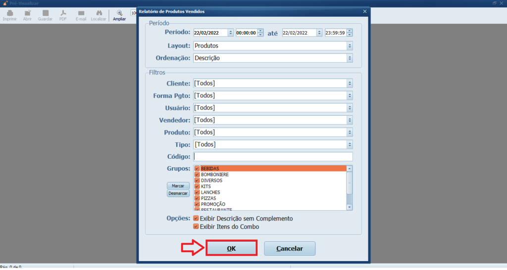 OK PRODUTOS VENDIDOS | Datacaixa OK PRODUTOS VENDIDOS