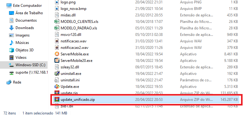 update-unificado-zip | Datacaixa