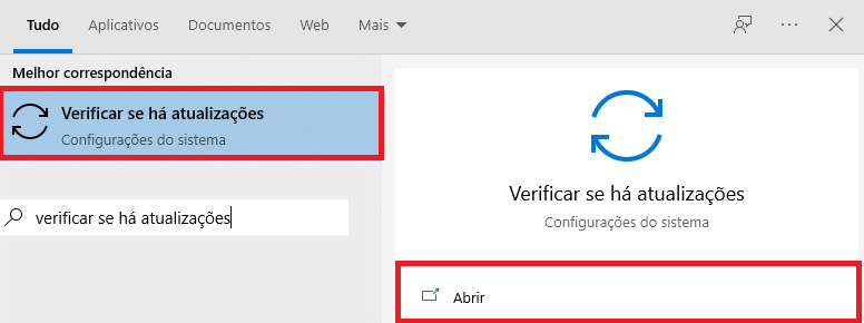 Verificar se há atualizações | Datacaixa Verificar se há atualizações