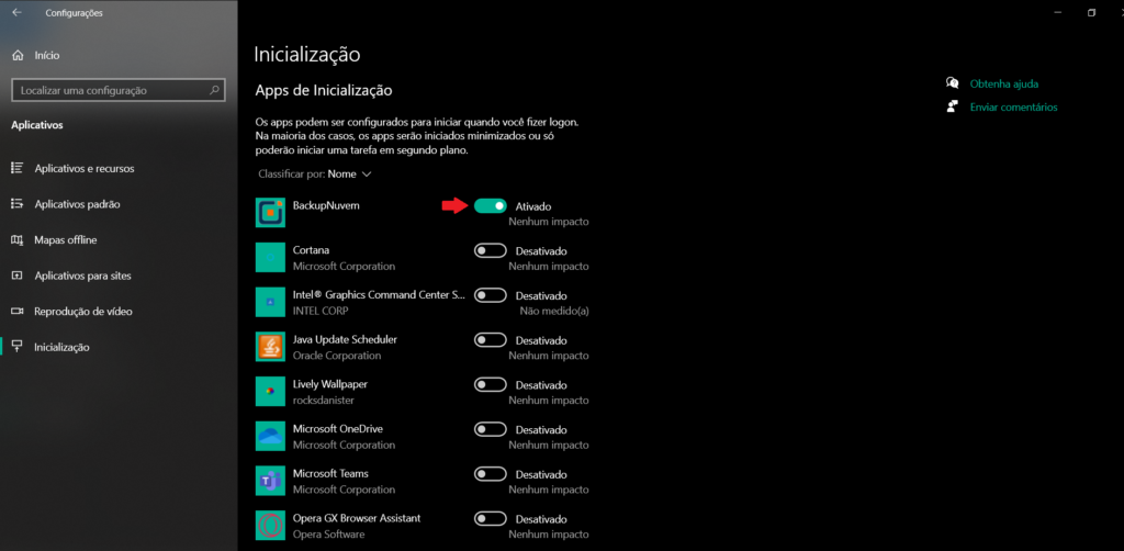 ativar-backup-em-nuvem | Datacaixa