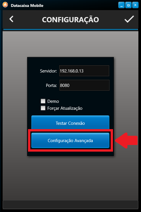 mobile-configuracoes-avancadas | Datacaixa