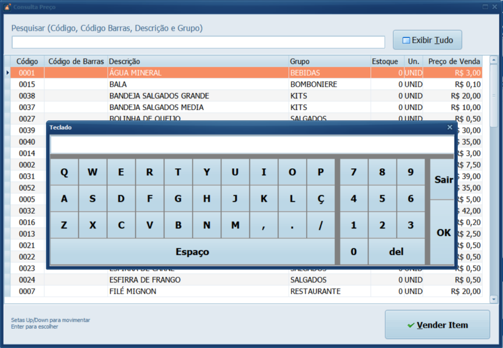 teclado | Datacaixa