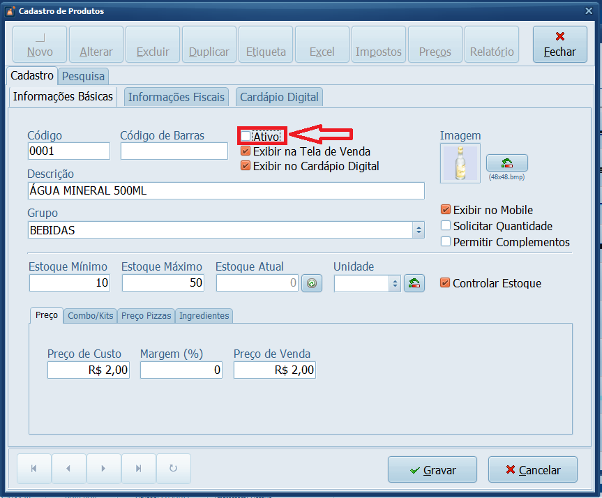 DESATIVAR ATIVO | Datacaixa DESATIVAR ATIVO