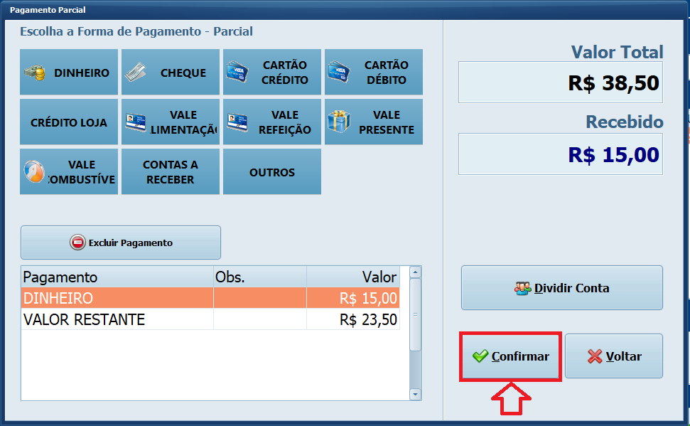 CONFIRMAR-VENDA-PARCIAL | Datacaixa