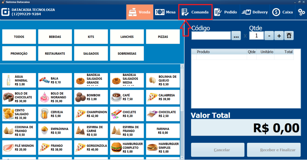 COMANDA | Datacaixa COMANDA