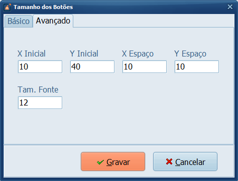 Fonte dos Botões | Datacaixa Tam. Fonte