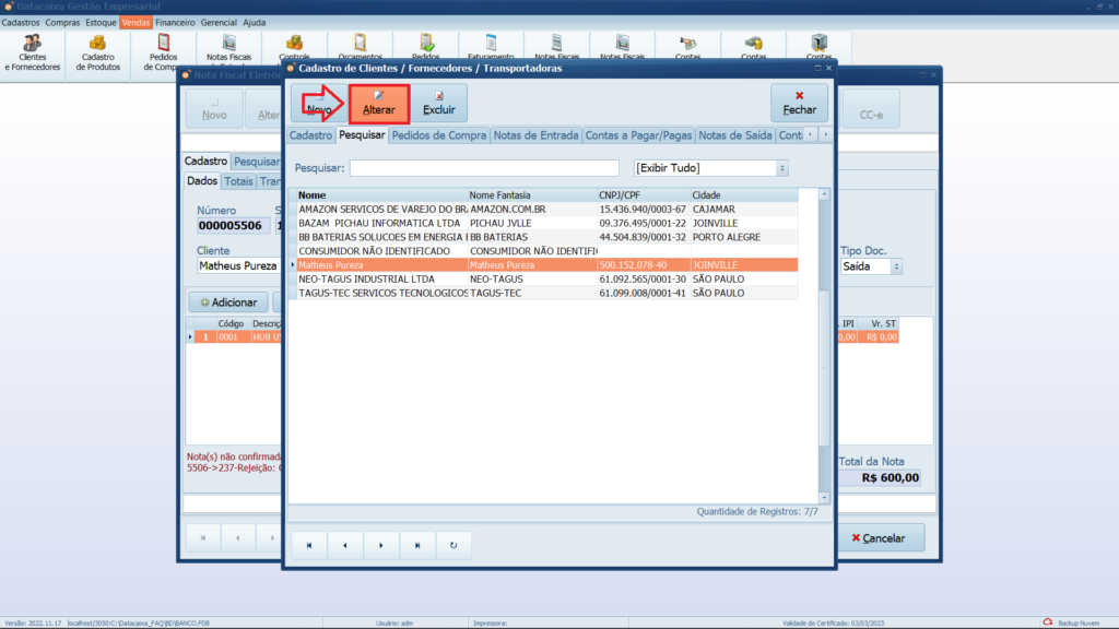 Alterar-Cliente-erros-CPF | Datacaixa Alterar-Cliente-erros-CPF