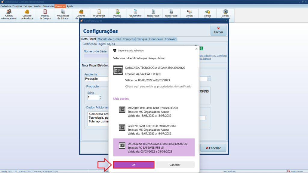 Certificado-Ok | Datacaixa