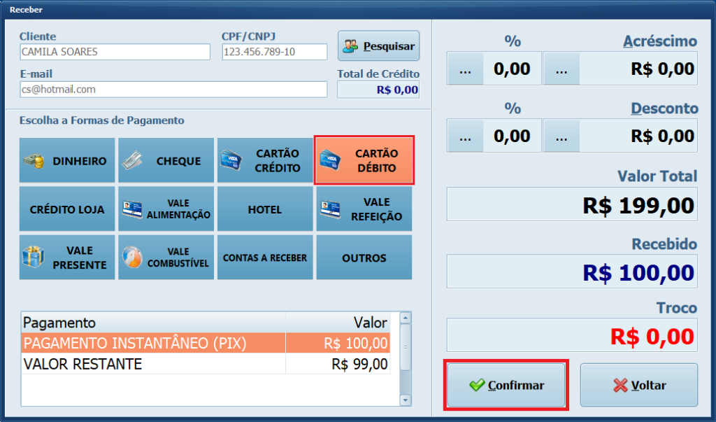 Confirmar Pagamento_Pedido | Datacaixa