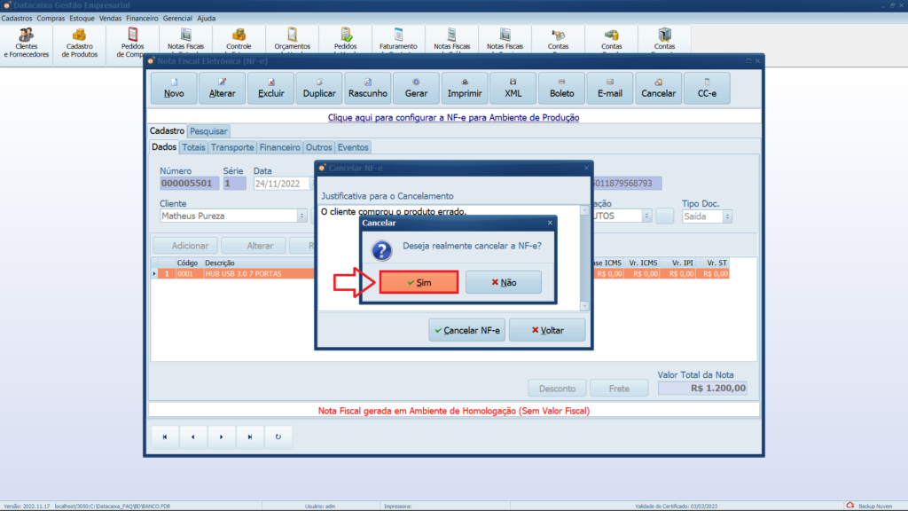 Confirmar-cancelamento-de-NF-e | Datacaixa