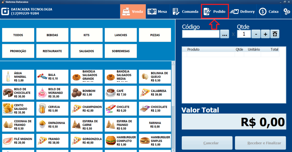 PEDIDO | Datacaixa PEDIDO