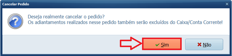 PEDIDO CANCELAR SIM | Datacaixa PEDIDO CANCELAR SIM