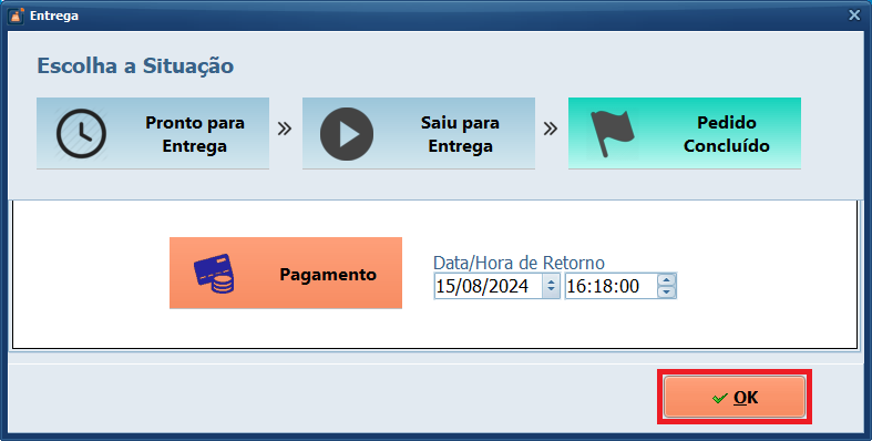 Pedido Concluido_Pedido | Datacaixa
