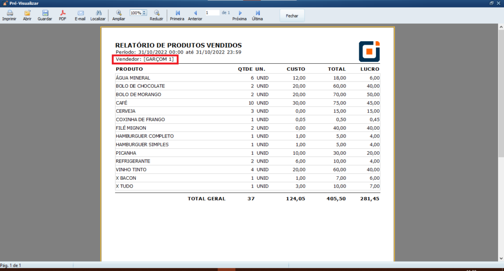 produtos-vendidos-relatorio | Datacaixa