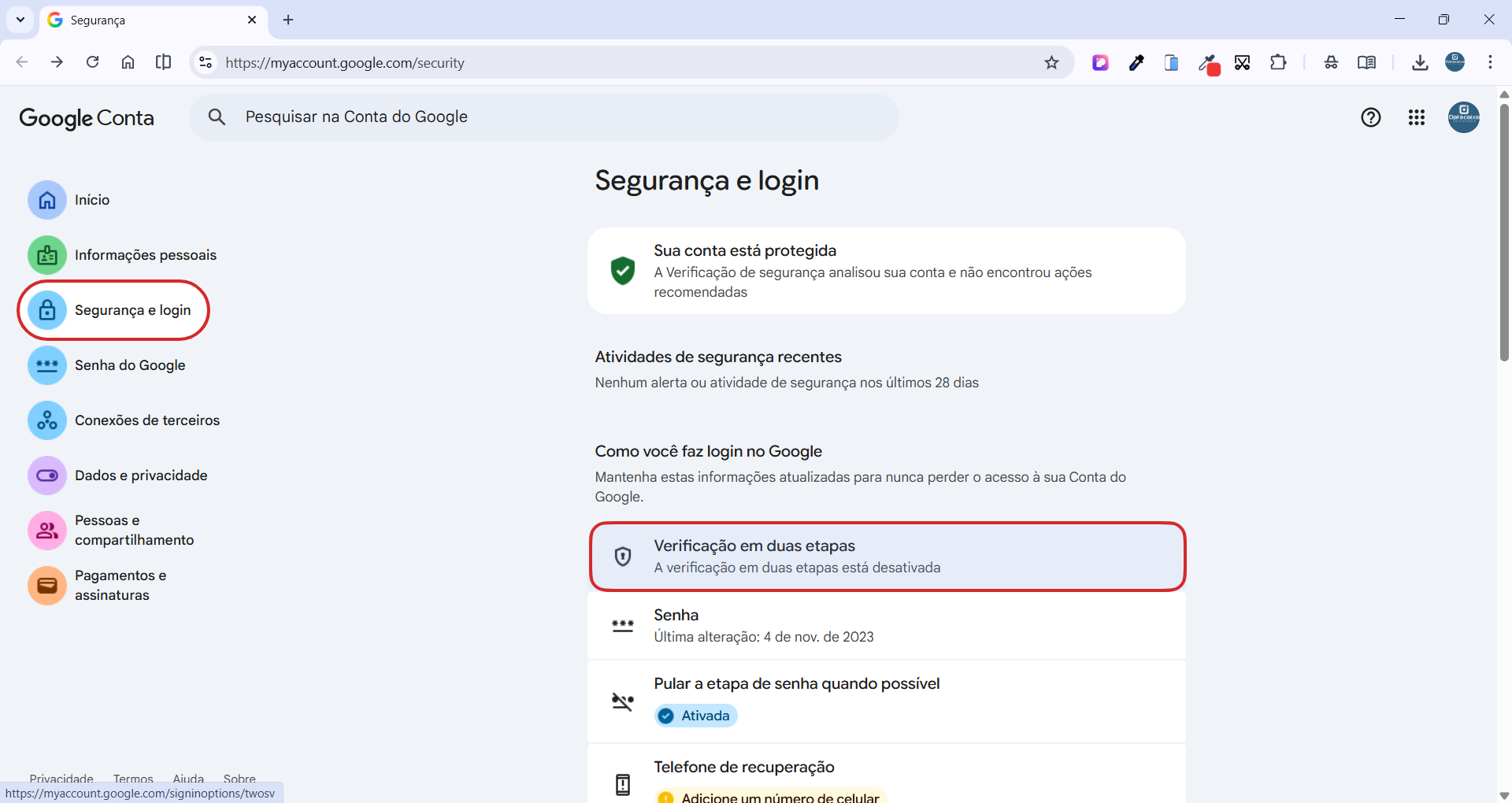 sugurança-login-verificação | Datacaixa Segurança e Login gmail