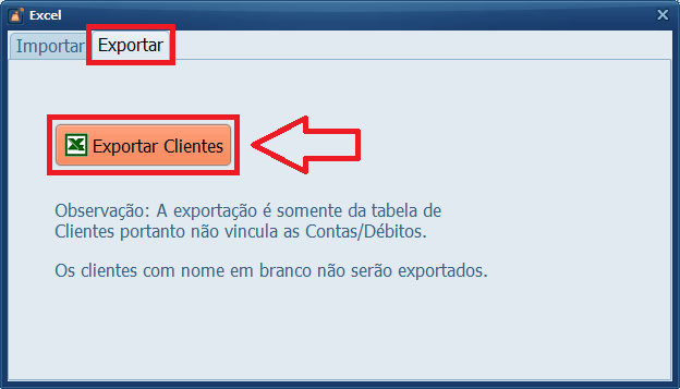Cliente Exportar | Datacaixa Cliente Exportar