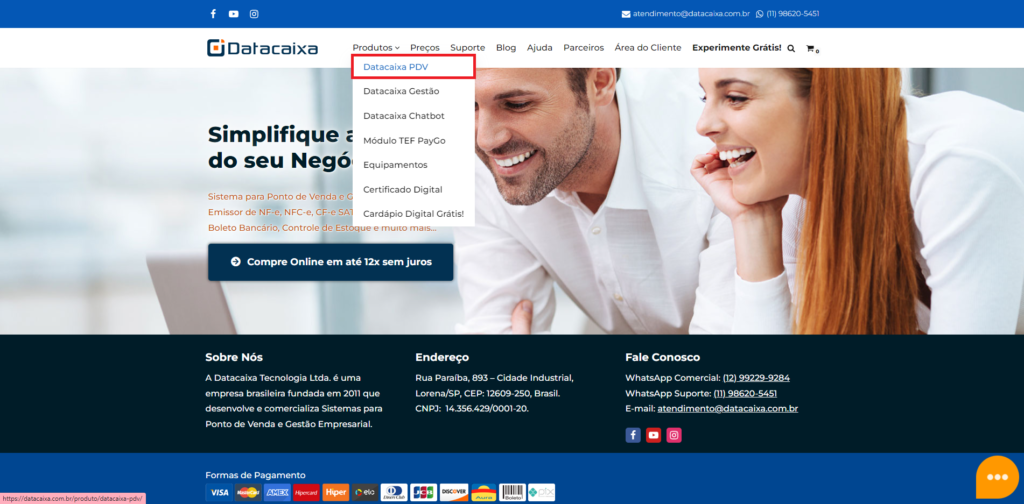 Site Datacaixa PDV | Datacaixa Site Datacaixa PDV