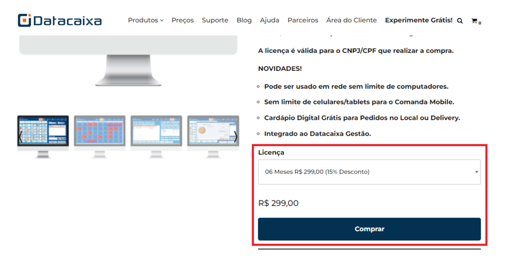 Comprar Datacaixa PDV | Datacaixa Comprar Datacaixa PDV