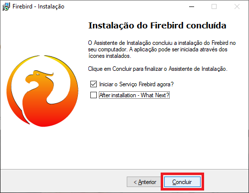 Firebird Concluir