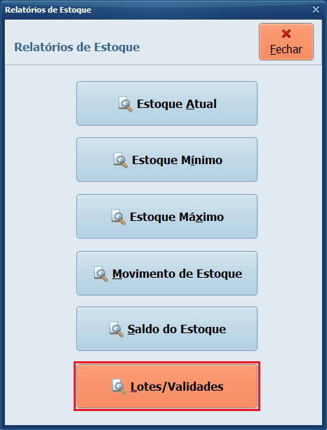 Lotes_Validades_Relatório | Datacaixa