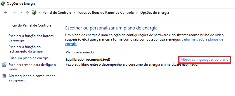 Energia Configurações Plano | Datacaixa Energia Configurações Plano