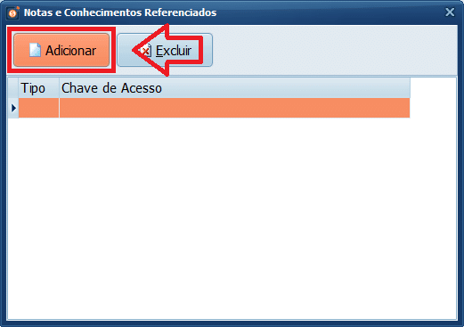 Adicionar Nota Referenciada | Datacaixa Adicionar Nota Referenciada