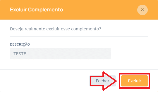 Complemento Excluir Lixeira Cardápio | Datacaixa Complemento Excluir Lixeira Cardápio
