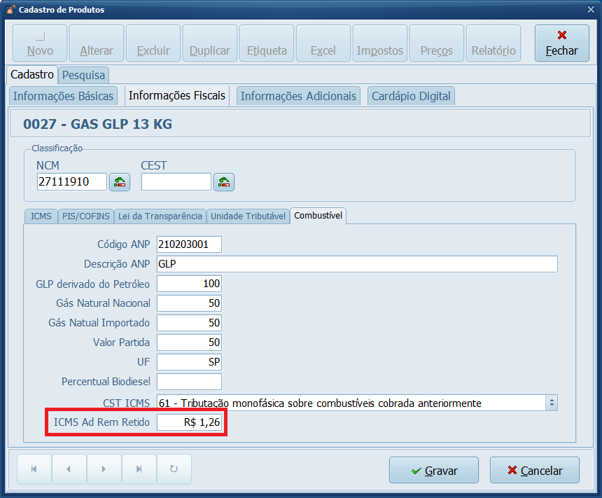 ICMS Ad Rem | Datacaixa ICMS Ad Rem
