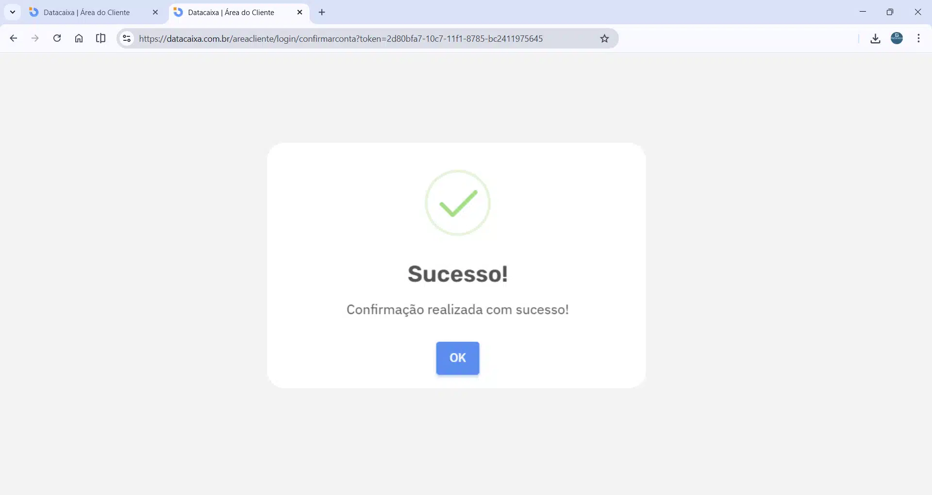 confirmação-sucesso | Datacaixa