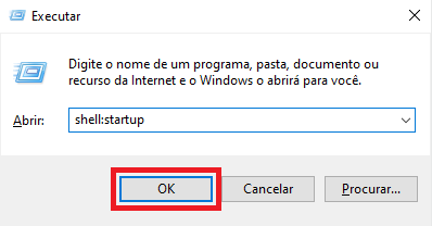 shell:startup no Executar | Datacaixa shell:startup no Executar