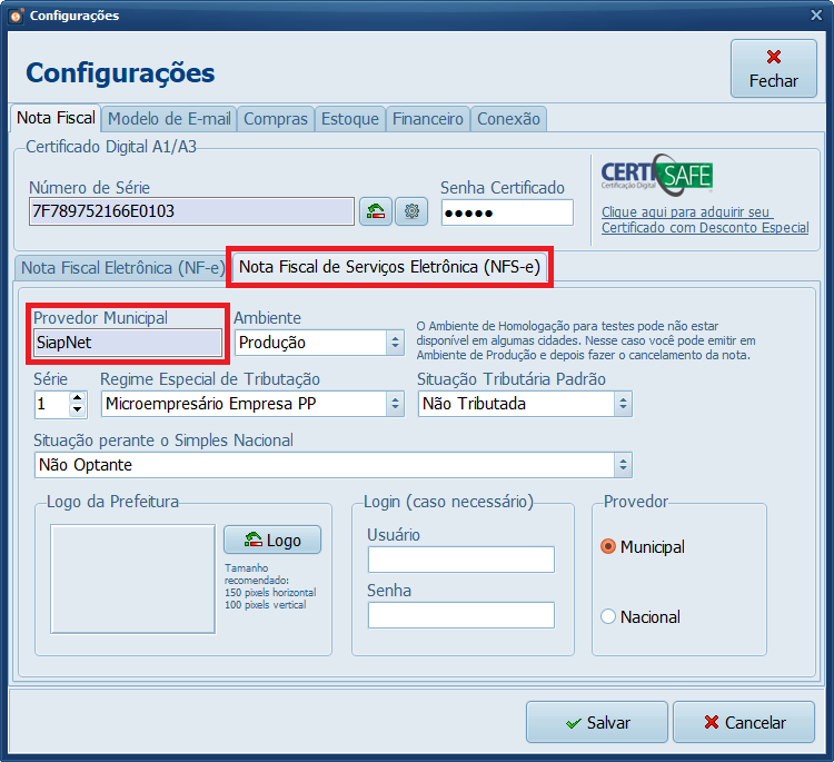 Provedor Municipal na NFSe | Datacaixa Provedor Municipal na NFSe