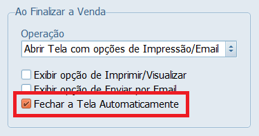 Ao Finalizar a Venda Fechar a Tela Automaticamente | Datacaixa Ao Finalizar a Venda Fechar a Tela Automaticamente