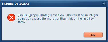 Integer overlow | Datacaixa Integer overlow
