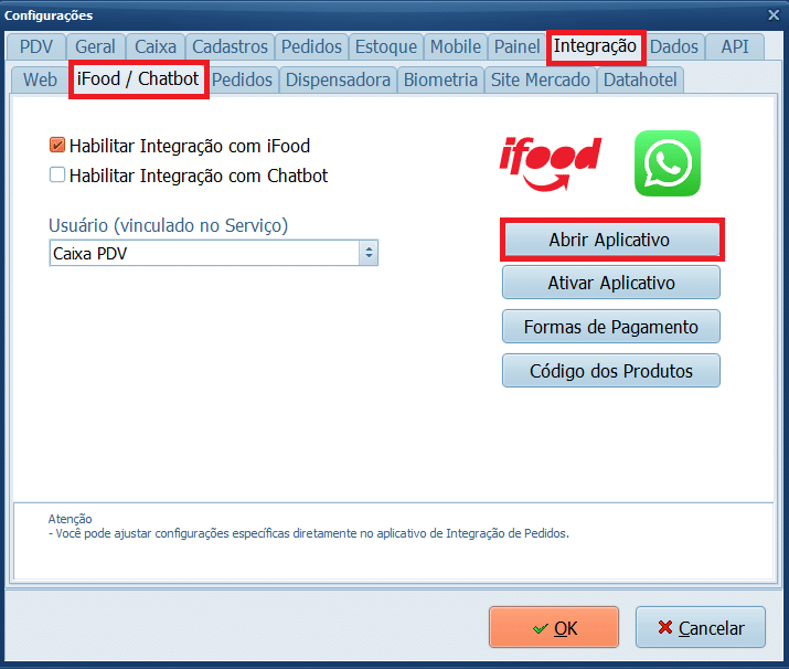 Abrir Aplicativo - IFood | Datacaixa
