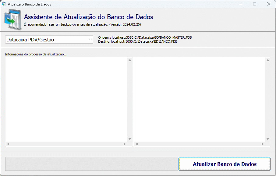 AtualizaBD | Datacaixa AtualizaBD