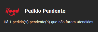 pedido-pendente-ifood | Datacaixa