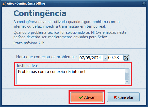 02-Contingencia-Justificativa | Datacaixa