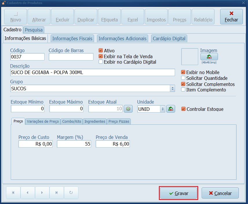 Gravar-Atualizacao-de-Estoque-Atual | Datacaixa