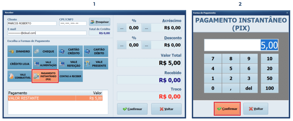 Confirmar PIX_ | Datacaixa