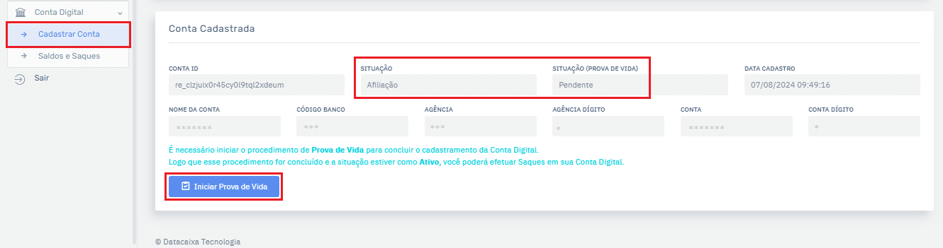 Iniciar_Prova de Vida | Datacaixa
