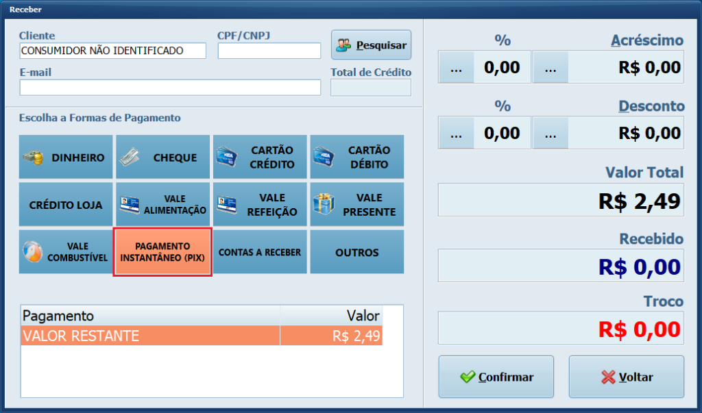 Pagamento Pix | Datacaixa