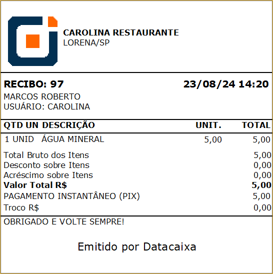 Recibo | Datacaixa