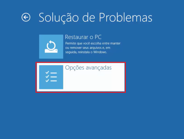 Opções Avançadas | Datacaixa