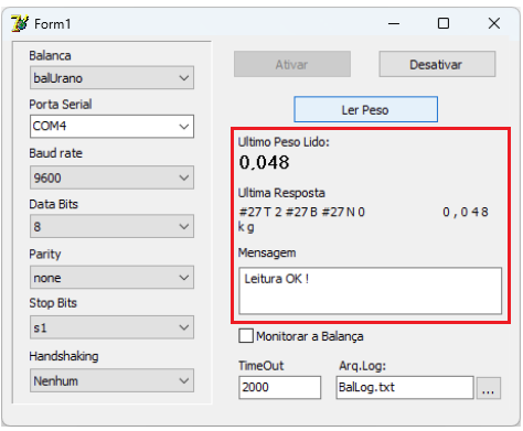 Ultimo Peso_Leitura Ok_BalancaTeste | Datacaixa