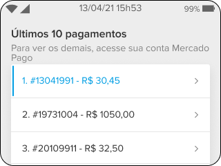 image | Datacaixa Últimos pagamentos
