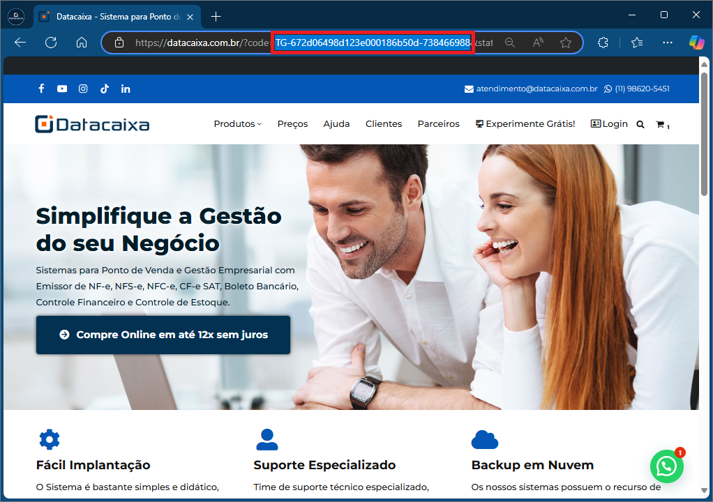 Código TG_Site_Mercado Pago | Datacaixa